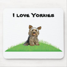 Love Yorkies Mousepad