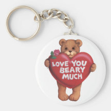 Love You Beary Much products Keychains