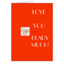 Love You Beary Much!   Romantic  Card