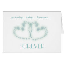 Love You Forever in Blue cards
