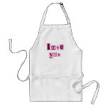 Love You in Pink Apron