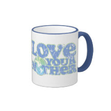 Love Your Mother Earth Ringer Mug