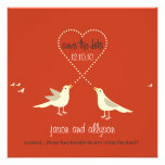 Lovebirds Save the Date Announcement {Ruby}