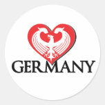 LoveGermany Round Sticker