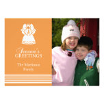 Lovely Angel Christmas Card (Gold) Announcements