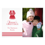 Lovely Angel Christmas Card (Red) Invitations