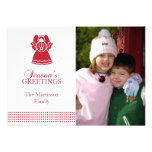 Lovely Angel Christmas Card (Red) Invite