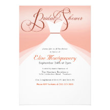 Lovely Gown Bridal Shower Invitations