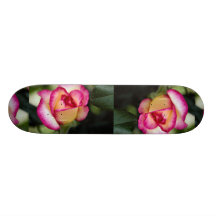 Lovely Hybrid Tea Rose Skate Board