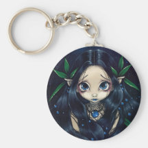 "Lovely is the Night" Keychain