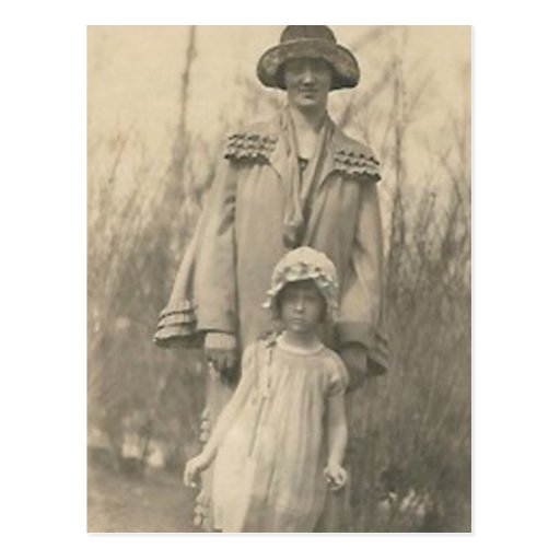 Lovely Mother and daughter Postcards
