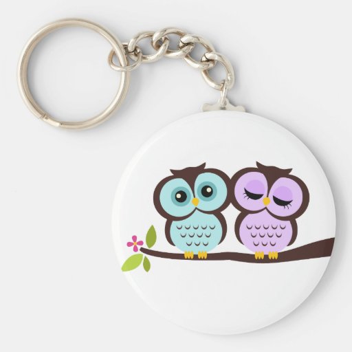 Lovely Owls Keychains