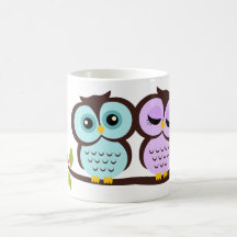 Lovely Owls Mugs