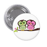 Lovely Owls Pinback Buttons