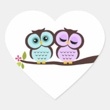 Lovely Owls Sticker