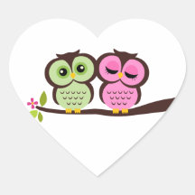 Lovely Owls Stickers