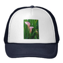 Lovely Pink calla lily Trucker Hats