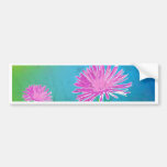 Lovely Pink Flower Bumper Sticker