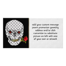 Lover Boy Skull Photo Cards