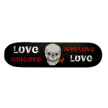Lover Boy Skull Skate Deck