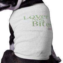 Lover Not A Biter Dog T-Shirt-mint
