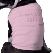 Lover Not A Biter Dog T-Shirt-Pink