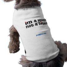 Lover not biter dog tee