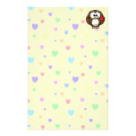 lover owl customized stationery
