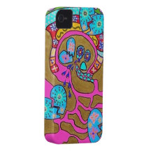 Lovers Broken Hearts & Tears Day Of The Dead Case-Mate iPhone 4 Cases