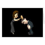 Lovers Quarrel Greeting Card