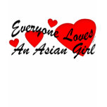 Loves Asian Girl T Shirt