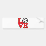 LoveVB-red Bumper Stickers