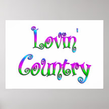 Lovin Country Print