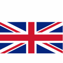 Low Cost Union Jack Flag of Great Britain Desk Photo Cut Outs