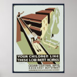 Low Rent Homes Print