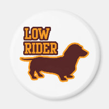 Low Rider Refrigerator Magnet