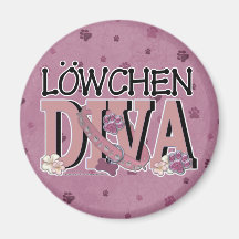 Lowchen DIVA Fridge Magnet