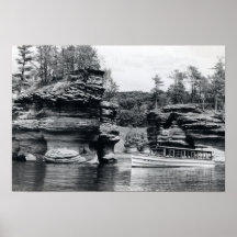 Lower Dells Wisconsin Boat Tour Poster