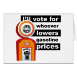 Lower Gas Prices  Greeting Card