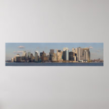 Lower Manhattan from Staten Island Ferry Posters
