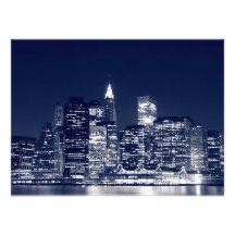 Lower Manhattan Skyline, New York City Custom Invitations