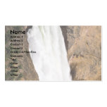 Lower Yellowstone Falls, Yellowstone National Park Business Card Template