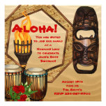 Luau Birthday Party Hawaiian Luau Party Personalised Invites