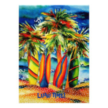 Luau Time Invitation