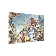 Luca Giordano - Man in the middle of his life Canvas Print