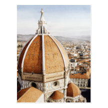 "Luce di Firenze" The Duomo Italy Watercolor Post Card