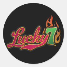 Lucky 7 - Good Luck Stickers