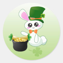 Lucky Bunny Sticker
