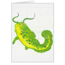 Lucky Catfish Card