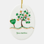 Lucky charm tree clover shamrock St. Patricks Day Ornament
